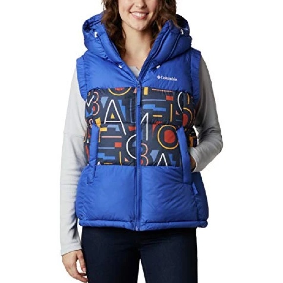 Columbia Pike Lake II Omni-Heat Women’s Vest Insulated Blue US Size S - Picture 1 of 15